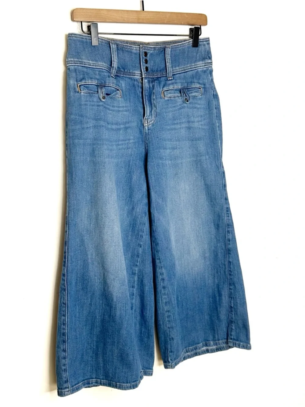 Anthropologie Pilcro Wide Leg Crop Jeans Size 29 - Picture 6 of 14